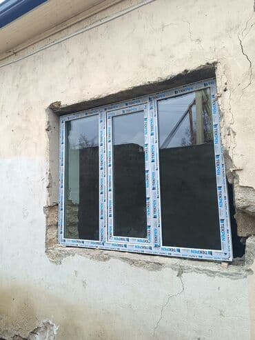 çöl qapilari: Yeni İkiqat şüşə paketi Plastik pəncərə, Еni: 80 sm, Uzunluğu: 200 sm, Pulsuz quraşdırma — 10