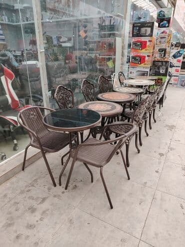 дачный набор стол и стулья: Stol və stul dəstləri — 4