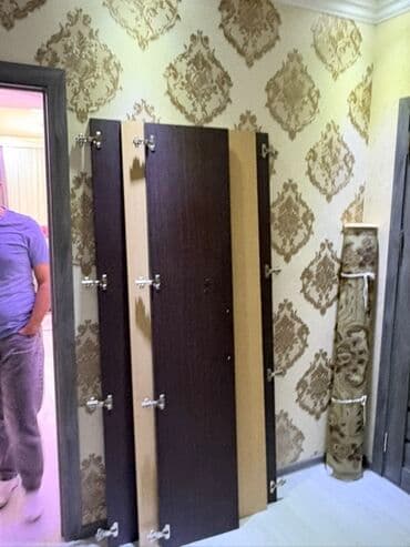 plastik qapı pencere sirketleri: Açılan, 3 qapılı Düz dolab, Qarderob, paltar dolabı — 3