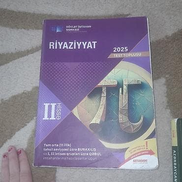 miq informatika kitabi pdf: Məhsul: Riyaziyyat 2025 – Test Toplusu (II hissə) Təsvir: - — 1