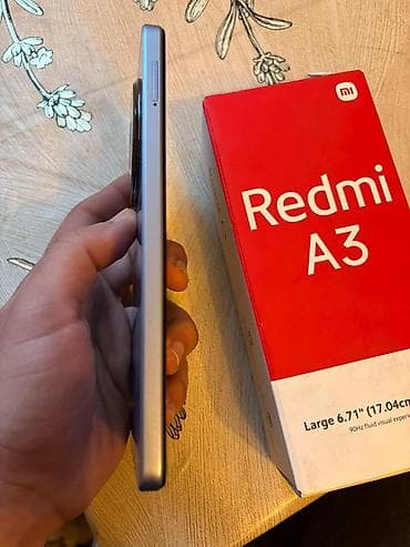 red magic 6s pro: Redmi A3, 128 GB, rəng - Gümüşü — 3