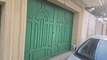 qaraj darvaza: Dəmir Həyət darvazası, Yana açılan, Mexaniki, Qapı ilə, rəng - Yaşıl — 2