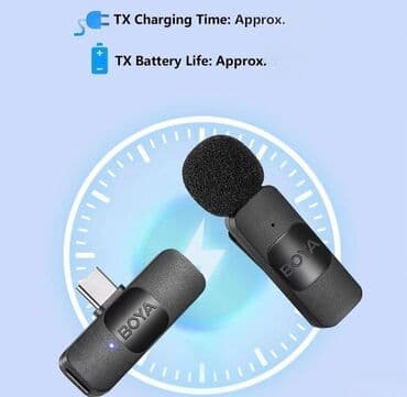беспроводной микрофон для караоке: Yaxa mikrofonu "BY-V10". BY-V10 Original Boya brendindən Telefon üçün — 5