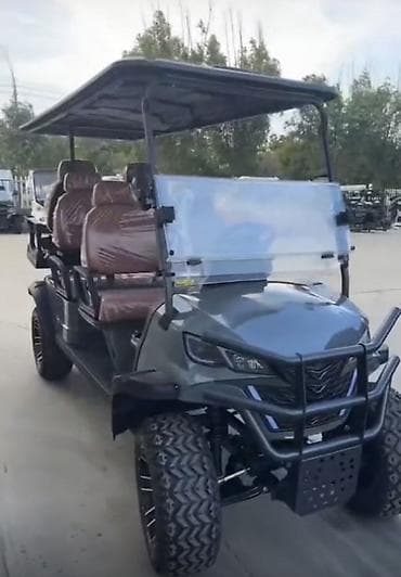 meduza disk: Elektrikli 8 nəfərlik golf karı / transfer buggy - Geniş tutum: 4 — 4