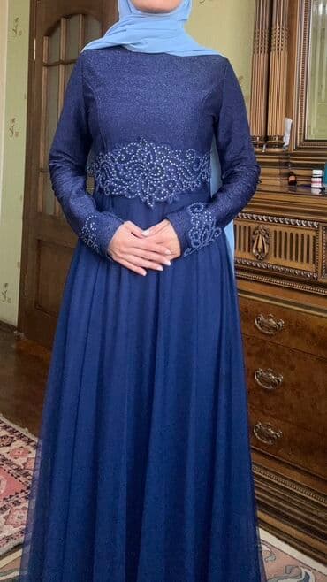 вечернее платье шифоновый: Вечернее платье, Макси, M — 2