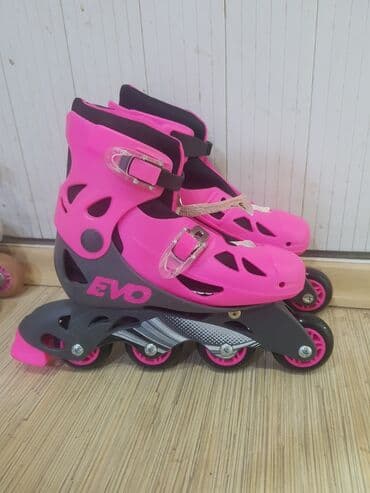 ролики квады в бишкеке: HTI Toys UK Ltd istehsalı EVO qız pateni - Model: 1436098 (etiketdə — 4