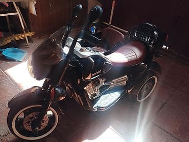 Uşaq üçün elektrikli motosikl – sidecarlı model - Korpus: 3 təkərli — 2