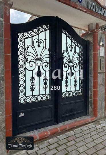 hasar ustu jaluz: Металл Дворовые ворота, Распашные — 5