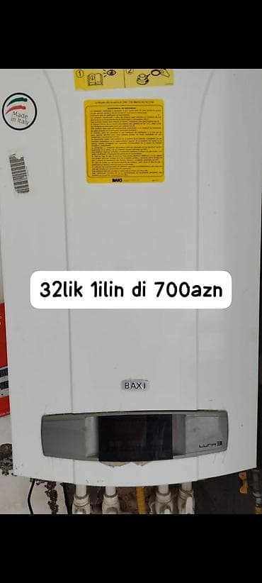 BAXI Luna3 qaz kombisi – 32 kVt güc. Xüsusiyyətlər: - İtaliyada — 1