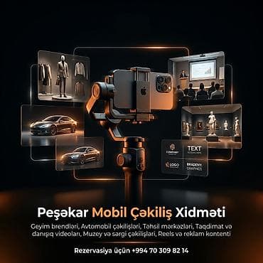 şekil videosu: Mobiloqrafiya çəkiliş xidmətləri Brendinizi ən yaxşı şəkildə təqdim — 3