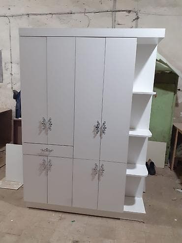 ag qorka: 4 Qapi dolab sifarisle yigilir. Reng secimleri var En 145 sm Hundurluk — 2