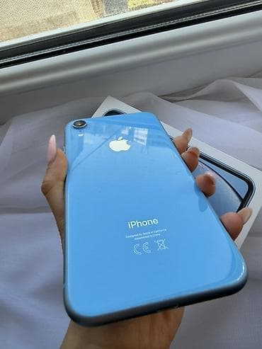 ТВ и видео: IPhone Xr, 128 ГБ, Голубой, Face ID — 4