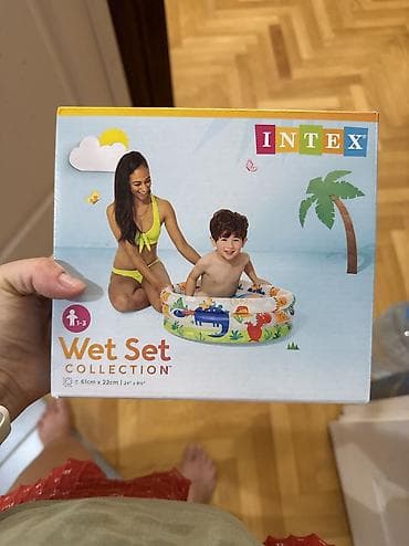 Б/у Надувной бассейн Intex, ≤ 1 м, ≤ 200 л — 1