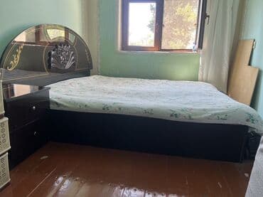 бу кровати: Б/у, Двуспальная кровать, Без подьемного механизма, С матрасом, Без выдвижных ящиков — 8