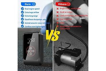 nasosu: Simsiz 3‑ü 1‑də kompressor – nasos + fənər + powerbank Xüsusiyyətlər — 2