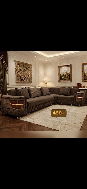 Künc divan, Açılmayan, Bazasız, Parça, Çatdırılma yoxdur