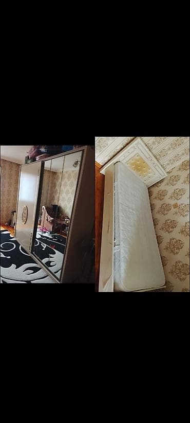 qapi seyf: Oğlan və qız üçün, İşlənmiş, Təknəfərlik çarpayı, Dolab — 1