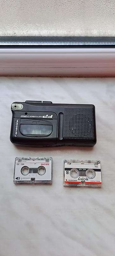 Видеоигры и приставки: Panasonic mikro-kaset diktofonu + 2 ədəd mikro-kaset - Marka/model — 3