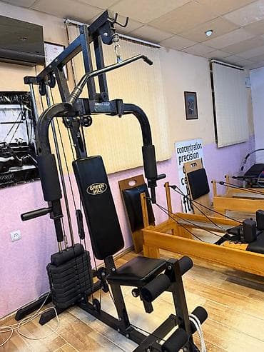 GREEN HILL çoxfunksiyalı güc trenajoru - Çəki bloklu sistem: bir neçə — 1