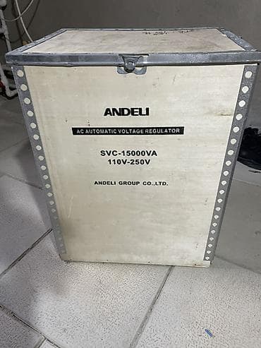 Крепежные изделия: Andeli SVC-15000VA AC Automatic Voltage Regulator - Güc: 15 kVA — 1