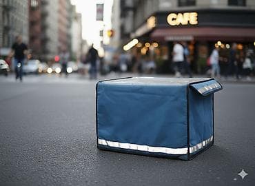 Wolt/Bolt kuryerləri üçün izotermik çatdırılma çantası - Yeməkləri