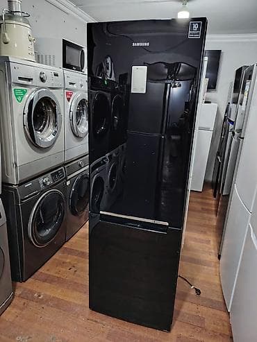 samsung duos: Б/у 2 двери Samsung Холодильник Продажа, цвет - Черный, С колесиками — 2