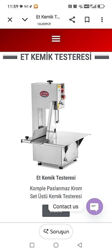 force acar desti: MATEKA Et və Sümük Testeresi – peşəkar ət emalı üçün masaüstü lent — 1