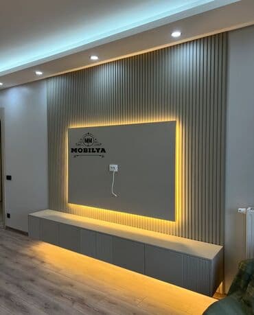 аренда помещения под ресторан кафе: Новый, Прямой ТВ стенд, С полками, Стеклянный, Азербайджан — 4