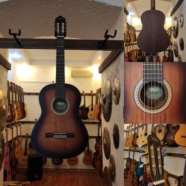 xerek: Klassik gitara Valencia VC404 Simlərin sayı: 6 Üst:Sitka Spruce Qol — 1