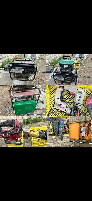 Ручные механические инструменты: Generatorlar və şəkildə görünən əşyalar birlikdə 400 Azn❗Genatorun — 1