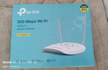 xiaomi modem: Router modem ADSL
ideal vezyette 1-2 ay cemi istifade olunub — 2