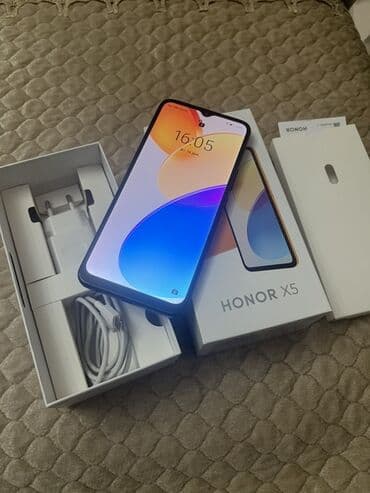 huawei p smart 2021 ekran: Honor X5, rəng - Qara — 1