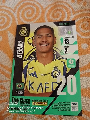 fifine: Panini “Top Class” futbol kolleksiya kartı – ANGELO - — 1