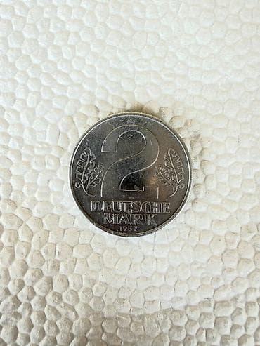 gumus pullar: 2 1957 il, Nikel, Vəziyyəti: Əla — 2