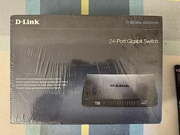 Modemlər və şəbəkə avadanlıqları: D-Link 24-Port Gigabit Switch (Business Solutions seriyası) Məhsul — 2