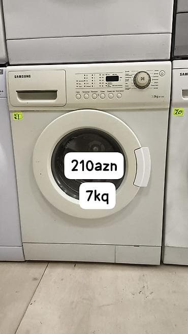 Paltaryuyan maşın Samsung, 7 kq, Avtomat, Qurutmasız, Kredit yoxdur lalafo.az -da Paltaryuyan maşın Samsung, 7 kq, Avtomat, Qurutmasız, Kredit yoxdur