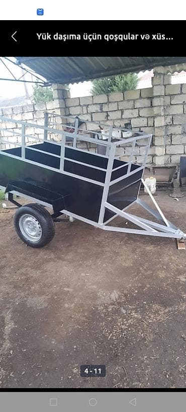 bağ traktoru: Sifarişlə qoşqu və treyler istehsalı - Minicar və minitraktorlar üçün — 9