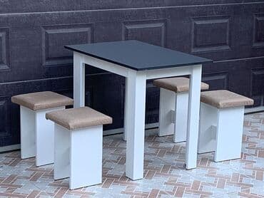 yazı masa: Mətbəx üçün, Yeni, 4 stul — 14