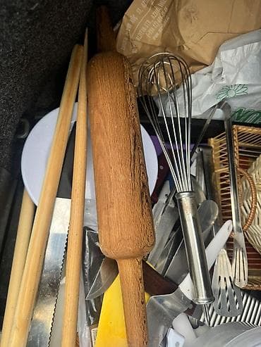 ovcu bıcağı: Mətbəx bıçaqları dəsti + plastik saxlama qutuları - Bıçaqlar: 6 ədəd — 10