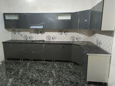 metbex mebelleri qiymeti: Sifarişlə mətbəx dəsti, Özü çəkən petlələr, Sadə laminat, Kredit yoxdur, Pulsuz çatdırılma — 14