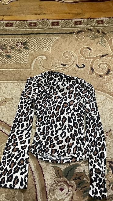 pull and bear: Qadın köynəyi – leopard naxışlı, uzunqol Standart 1 defe geyinilib — 2