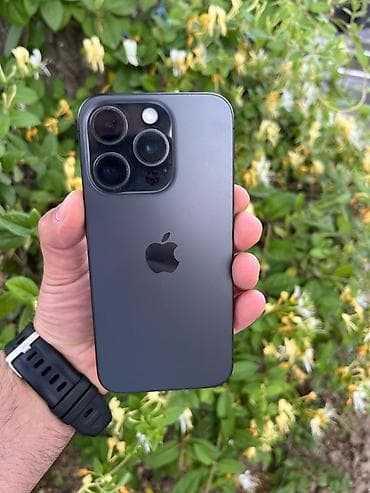 qara çanta: IPhone 15 Pro, 256 GB, Black Titanium, Kredit — 10