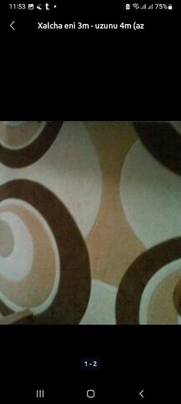 Xalça – 3 m en, 4 m uzun - Ölçü: 3x4 metr (12 m²) - Rəng palitrası