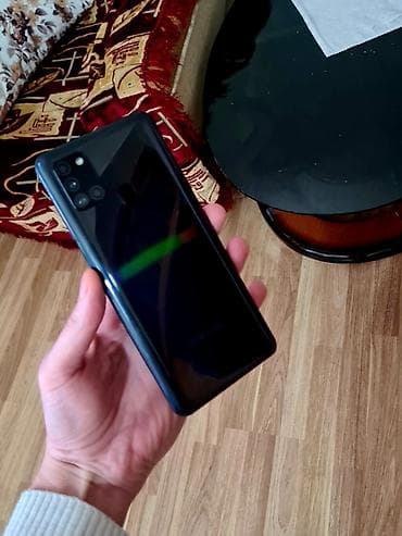 telefon cib: Samsung Galaxy A21S, 64 GB, rəng - Göy, Zəmanət, Sensor, Barmaq izi — 4