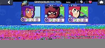 Məhsul: Brawl Stars oyun hesabı Xüsusiyyətlər: - Kupa yolu: 98,499 — 2