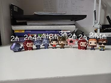 Stranger Things mövzusunda mini vinil fiqurlar dəsti. Xüsusiyyətlər