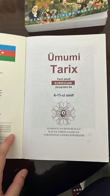 kitab derslik: “Ümumi Tarix” və “Azərbaycan Tarixi” – Kurikulumla (RM Nəşriyyatı) — 2