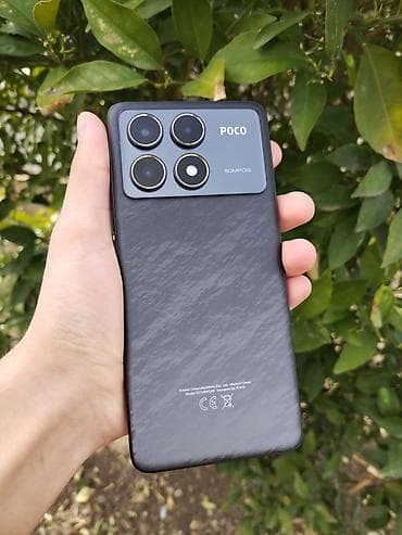 poko f6: Poco F6 Pro, 512 GB, rəng - Qara, Barmaq izi — 2