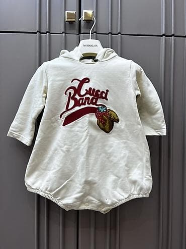 Kombinezonlar: 9 ay Gucci ideql veziyyetde Uşaq üçün kapüşonlu romper — 2