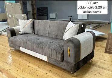 Divan, Yeni, Açılmayan, Bazalı, Vеlur parça, Ödənişli çatdırılma